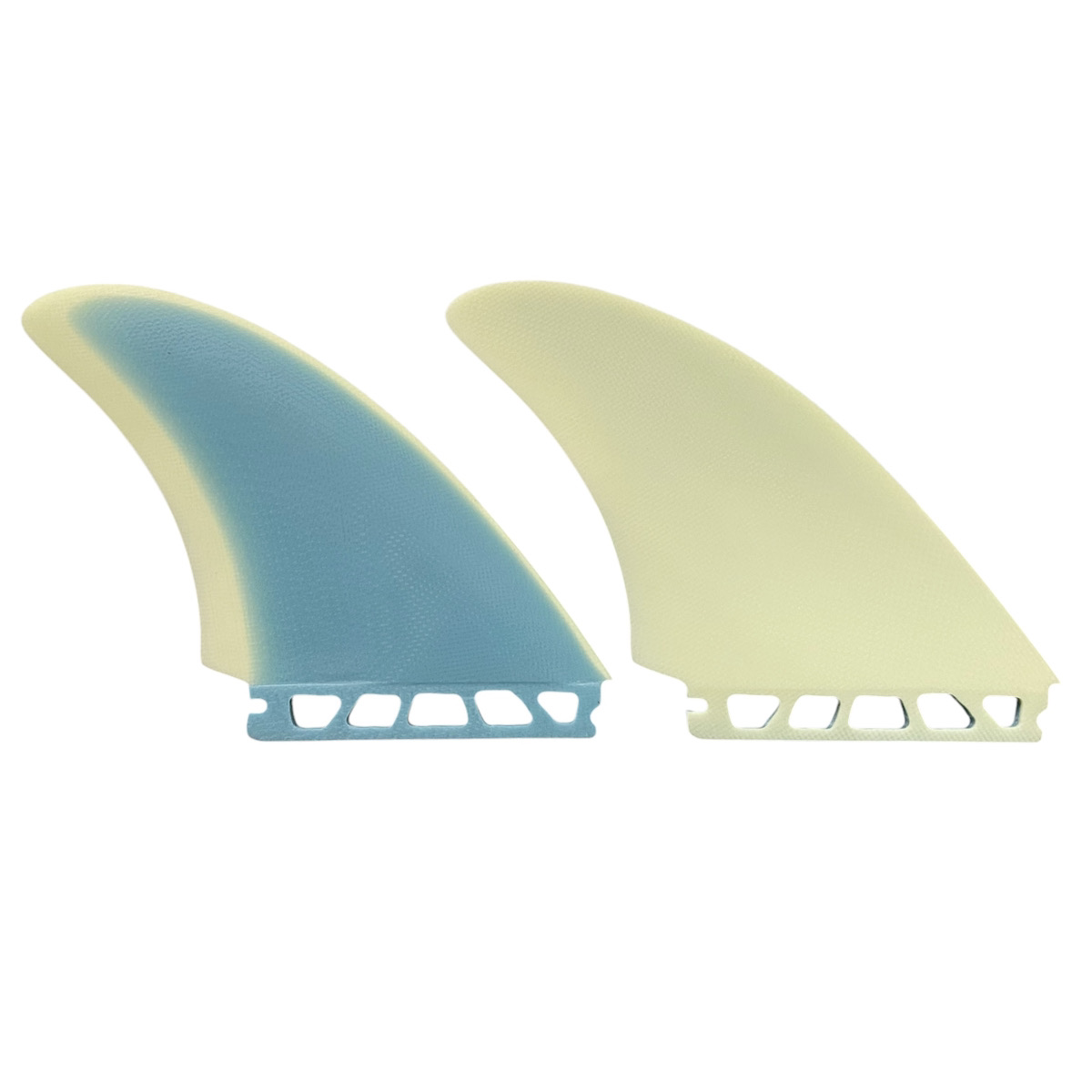 CRAFTSMAN FIN TWIN DRIVE ツインフィン キールフィン FCS FUTURES グラスファイバー VOLAN サーフィン（BLUE/YELLOW）